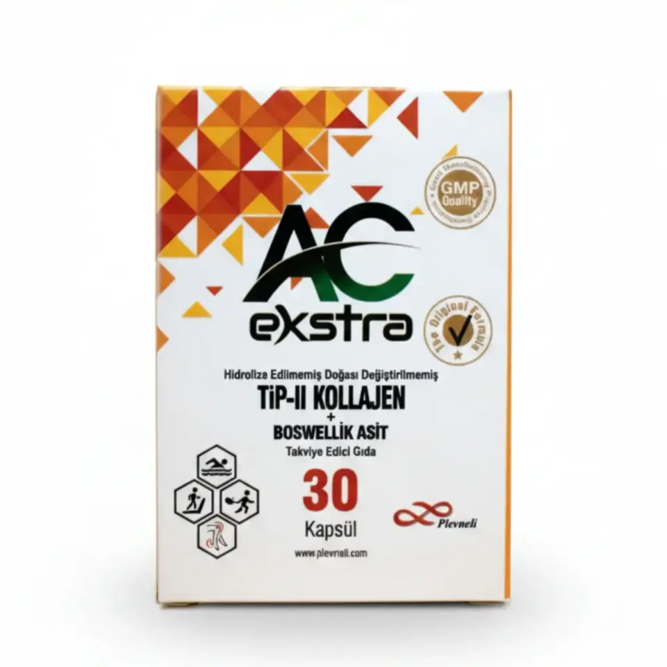AC Ekstra® Tip 2 Kolajen – Eklem Sağlığına Destek | Glukozamin, Boswellik Asit İçeren Takviye