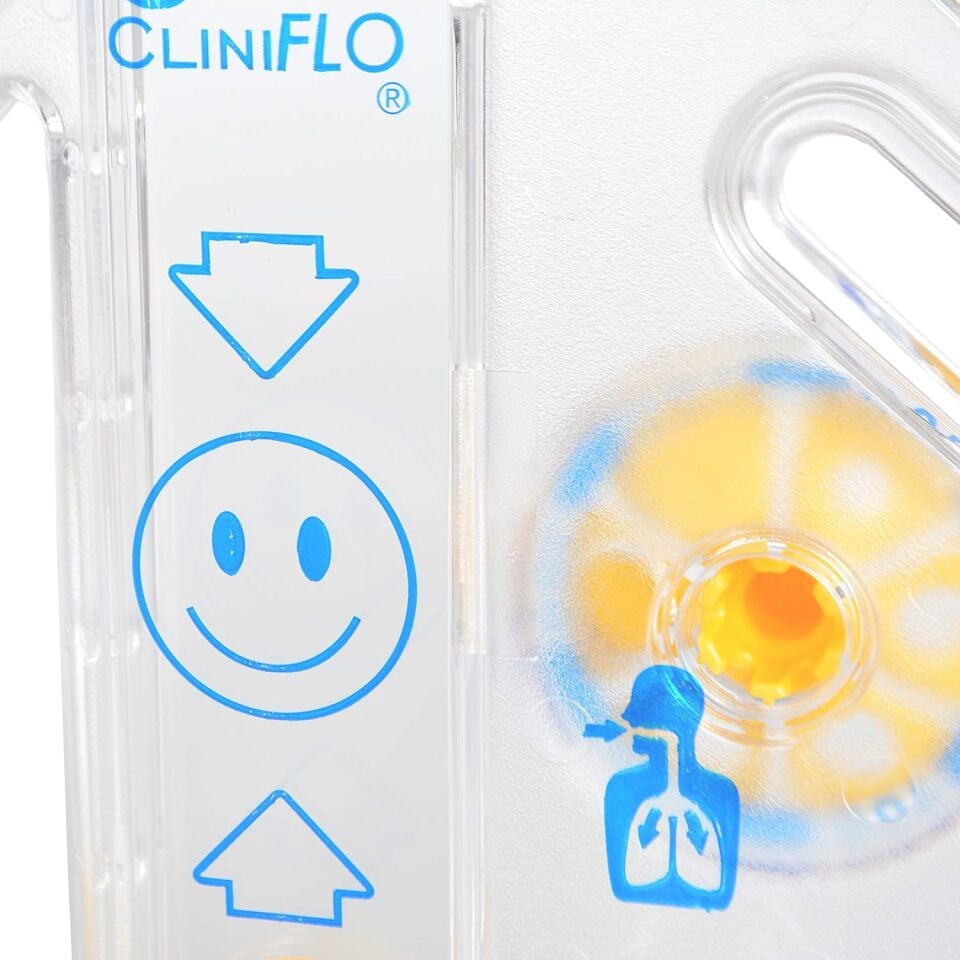 CliniFLO® Teşvik Spirometresi Solunum Egzersiz Cihazı