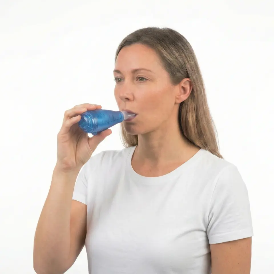 Acapella® Vibrasyonlu PEP Solunum Terapisi Cihazı DM Blue
